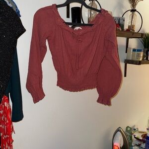 Newbury Kustom Dusty Rose Blouse
